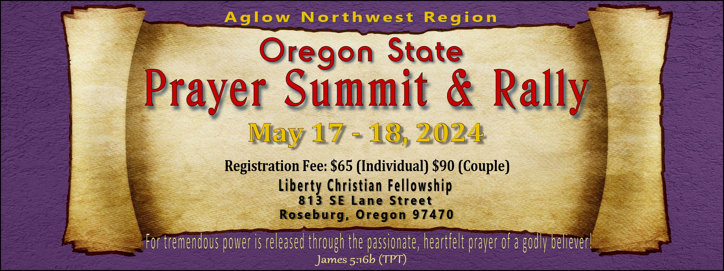OR Prayer Summit Rally Header