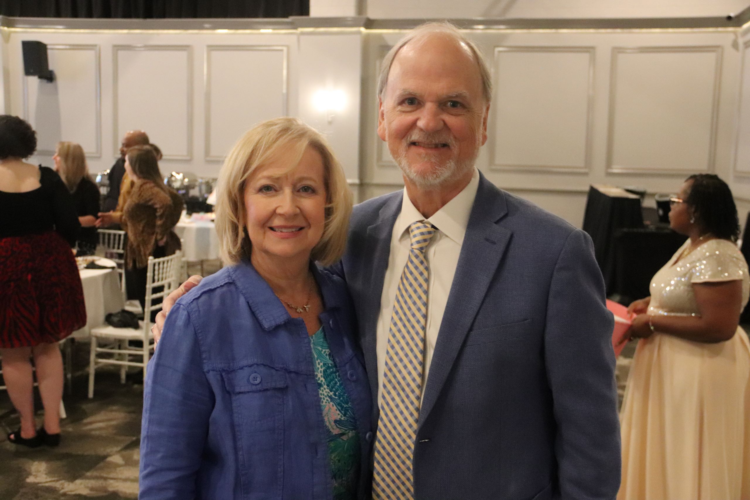 Paul Nichols, Retired Superintendent of Mecklenburg County Schools, along with his wife, Kay