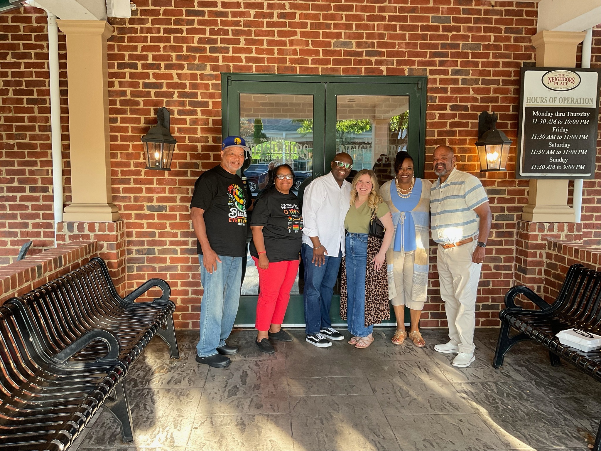 511001358_10233190630180621_2666899710141021724_n Edward and Alfredia Lee, Sam and Abigail Petty, Rachel and Richard Brown. We enjoyed a time of fellowship and connection with our upcoming conference speaker!