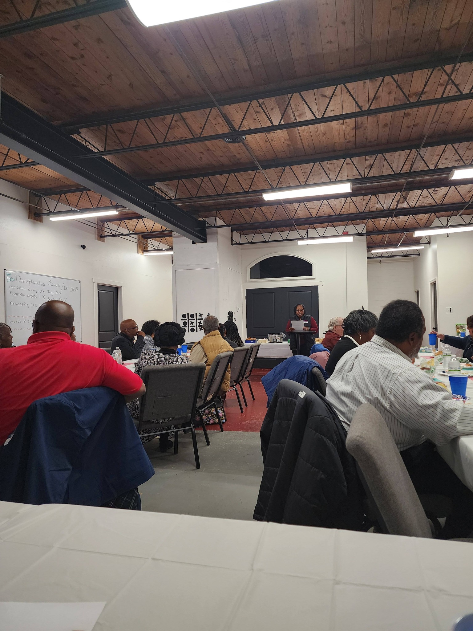 Our fellowship around good food and the Word of God was hosted at Vibrant Church in South Hill.