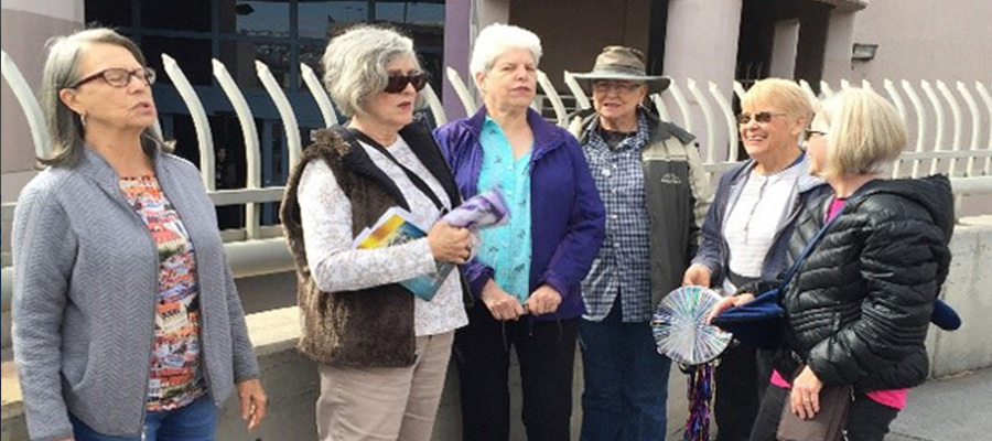 Prayer at the Nogales Border, AZ 2019
